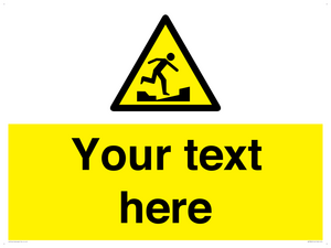 Custom warning uneven surface